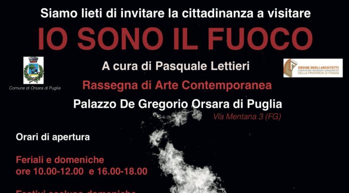 Orsara di Puglia: tradizione e arte contemporanea si incontrano nella prima edizione della rassegna “Io sono il Fuoco”