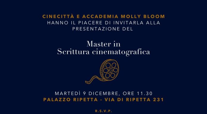 Ministero della Cultura, Cinecittà e Accademia Molly Bloom insieme per gli sceneggiatori del futuro