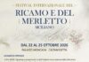 Tradizione, arte e contemporaneità: a Caltanissetta arriva il Festival Internazionale del Ricamo e del Merletto Siciliano