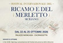 Tradizione, arte e contemporaneità: a Caltanissetta arriva il Festival Internazionale del Ricamo e del Merletto Siciliano
