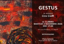 «Gestus», al Clubino di Napoli la pittura di Ciro Cioffi tra memoria, sogno e colore
